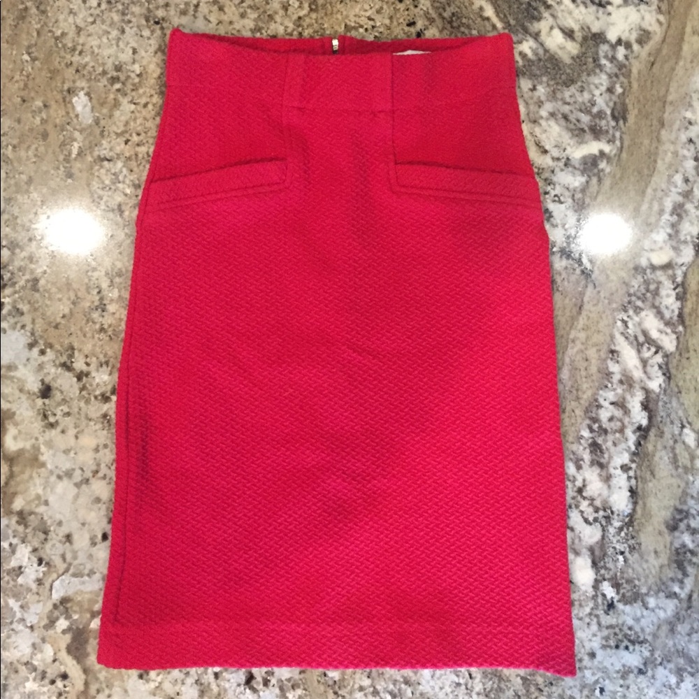 Anthropologie S High-waisted Woven Stretch Skirt